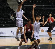 Jaunimo Eurolygos atrankos turnyre &bdquo;Lietuvos rytas&ldquo; nepasigailėjo Leuveno &bdquo;Topsportschool&ldquo;  atstovų