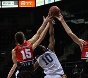 Jaunimo Eurolygos atrankos turnyre &bdquo;Lietuvos rytas&ldquo; nepasigailėjo Leuveno &bdquo;Topsportschool&ldquo;  atstovų