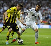 &bdquo;Real&ldquo; ekipa bandė palaužti &bdquo;Borussia&ldquo; ekipą antrose UEFA čempionų lygos rungtynėse.