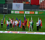 Sekmadienį Lietuvos delegaciją dalyvavo XII Europos jaunimo vasaros olimpinio festivalio Utrechte atidarymo ceremonijoje
