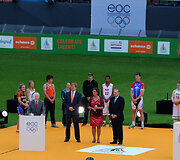 Sekmadienį Lietuvos delegaciją dalyvavo XII Europos jaunimo vasaros olimpinio festivalio Utrechte atidarymo ceremonijoje