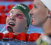 Rūta Meilutytė Barselonoje 100 metrų krūtine pasiekė naują Europos rekordą