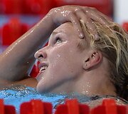 Rūta Meilutytė Barselonoje 100 metrų krūtine pasiekė naują Europos rekordą