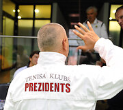 Vilniaus &bdquo;Excellence LT&bdquo; teniso klubo atstovai vykusiame mače nugalėjo Rygos &bdquo;Prezidents&ldquo; klubų narius 8:2