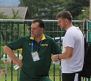 Lietuvos krep&scaron;inio rinktinė  &ndash; po treniruotės