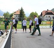 Lietuvos krep&scaron;inio rinktinė  &ndash; po treniruotės