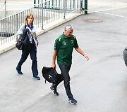 Lietuvos krep&scaron;inio rinktinė atvyko į &bdquo;Podmežakla&ldquo; areną žaisti Europos čempionato mačo su bosniai