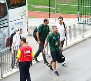 Lietuvos krep&scaron;inio rinktinė atvyko į &bdquo;Podmežakla&ldquo; areną žaisti Europos čempionato mačo su bosniai