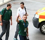 Lietuvos krep&scaron;inio rinktinė atvyko į &bdquo;Podmežakla&ldquo; areną žaisti Europos čempionato mačo su bosniai