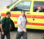 Lietuvos krep&scaron;inio rinktinė atvyko į &bdquo;Podmežakla&ldquo; areną žaisti Europos čempionato mačo su bosniai