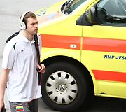 Lietuvos krep&scaron;inio rinktinė atvyko į &bdquo;Podmežakla&ldquo; areną žaisti Europos čempionato mačo su bosniai