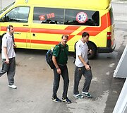Lietuvos krep&scaron;inio rinktinė atvyko į &bdquo;Podmežakla&ldquo; areną žaisti Europos čempionato mačo su bosniai