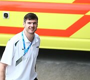 Lietuvos krep&scaron;inio rinktinė atvyko į &bdquo;Podmežakla&ldquo; areną žaisti Europos čempionato mačo su bosniai
