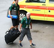 Lietuvos krep&scaron;inio rinktinė atvyko į &bdquo;Podmežakla&ldquo; areną žaisti Europos čempionato mačo su bosniai