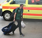 Lietuvos krep&scaron;inio rinktinė atvyko į &bdquo;Podmežakla&ldquo; areną žaisti Europos čempionato mačo su bosniai