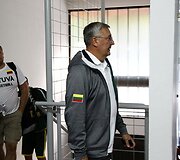 Lietuvos krep&scaron;inio rinktinės treniruotė &bdquo;Ježice&ldquo; arenoje &ndash; Jonas Kazlauskas