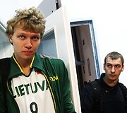 Lietuvos krep&scaron;inio rinktinės treniruotė &bdquo;Ježice&ldquo; arenoje - Mindaugas Kuzminskas
