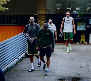 Lietuvos krep&scaron;inio rinktinės treniruotė &bdquo;Ježice&ldquo; arenoje