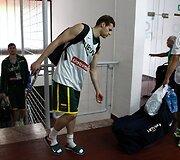 Lietuvos krep&scaron;inio rinktinės treniruotė &bdquo;Ježice&ldquo; arenoje