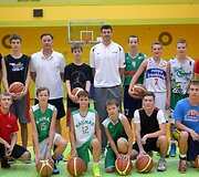 Rimvydo Samulėno ir K&scaron;i&scaron;tofo Lavrinovičiaus pamokos jauniems krep&scaron;ininkams