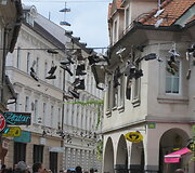 Pasvaik&scaron;čiojimas po Liublianą ir vaizdai i&scaron; miesto karalių pilies