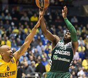 &bdquo;Maccabi&ldquo; ir &bdquo;Žalgirio&ldquo; rungtynių akimirkos &ndash; Justinas Dentmonas