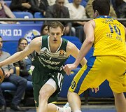 &bdquo;Maccabi&ldquo; ir &bdquo;Žalgirio&ldquo; rungtynių akimirkos &ndash; Martynas Pocius