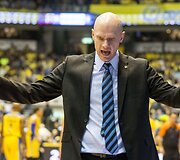 &bdquo;Maccabi&ldquo; ir &bdquo;Žalgirio&ldquo; rungtynių akimirkos &ndash; treneris Saulius &Scaron;tomobergas 
