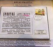 Sostinėje atidaryta filatelijos paroda Lietuvos olimpinio sąjūdžio 90-mečiui