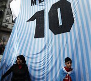 Argentinos futbolo rinktinė sugrįžo namo