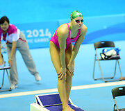 Plaukikė Rūta Meilutytė Nandzinge &ndash; viena didžiausių žaidynių žvaigždžių
