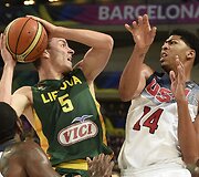 Adas Ju&scaron;kevičius ir Anthony Davisas
