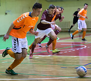 Lietuvos salės futbolo A lygos mačas tarp Vilniaus &bdquo;Bekento&ldquo; ir Prienų &bdquo;STIHL&ldquo;&rsquo; 