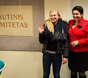 LTOK prezidentė Daina Gudzinevičiūtė ir Rūta Mailutytė