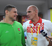 Mindaugas Mizgaitis ir Aleksandras Karelinas