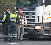 Vilniuje susidūrė &bdquo;Toyota&ldquo; ir krovininis automobilis &bdquo;Scania&ldquo;