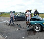 Avarija kelyje Ukmergė&ndash;Pabaiskas&ndash;Gelvonai, ties Daumanti&scaron;kių mi&scaron;ku