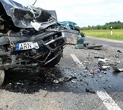 Avarija kelyje Ukmergė&ndash;Pabaiskas&ndash;Gelvonai, ties Daumanti&scaron;kių mi&scaron;ku
