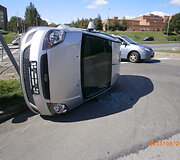 Avarija Vilniuje, Didlaukio ir Baltupių gatvių sankryžoje
