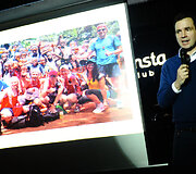  &bdquo;The Refugee All Stars&ldquo; koncerto akimirka 