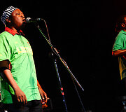  &bdquo;The Refugee All Stars&ldquo; koncerto akimirka 