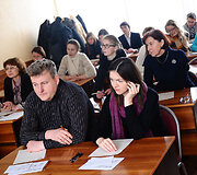 Vilniečiai ra&scaron;ė Nacionalinį diktantą