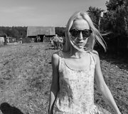 Filmo &bdquo;Koklektyviai sodai&ldquo; filmavimo akimirka