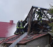 Klaipėdos rajone ugnis nusiaubė ūkininko turtą 