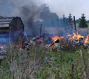 Klaipėdos rajone ugnis nusiaubė ūkininko turtą 