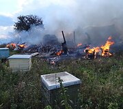 Klaipėdos rajone ugnis nusiaubė ūkininko turtą 