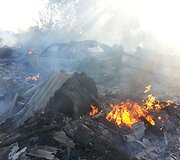  Ugnis Klaipėdos rajone sunaikino ūkininko turtą