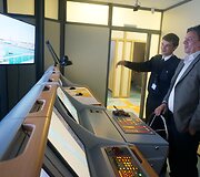 Virtualios SGD terminalui skirtos laivo "Independence" įvedimo į Klaipėdos uostą pratybos