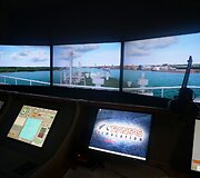 Virtualios SGD terminalui skirtos laivo "Independence" įvedimo į Klaipėdos uostą pratybos