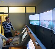 Virtualios SGD terminalui skirtos laivo "Independence" įvedimo į Klaipėdos uostą pratybos